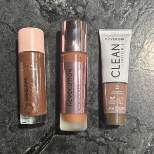 Foundation Bundle - Mineral Fusion | Revolution | Covergirl
